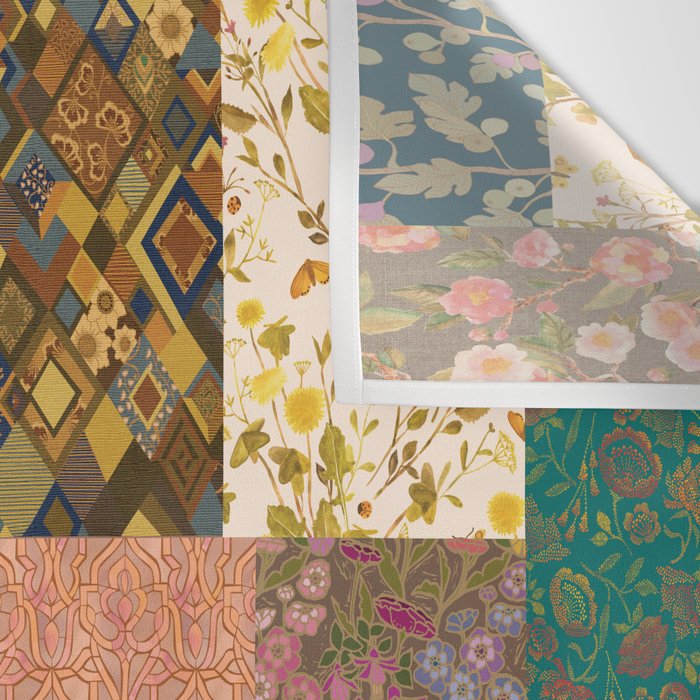 Pashmina Patchwork Wall Tapestry Gallery Image 3