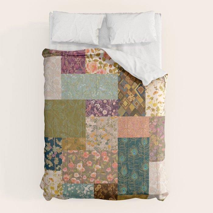 Pashmina Patchwork Comforter Gallery Image 1