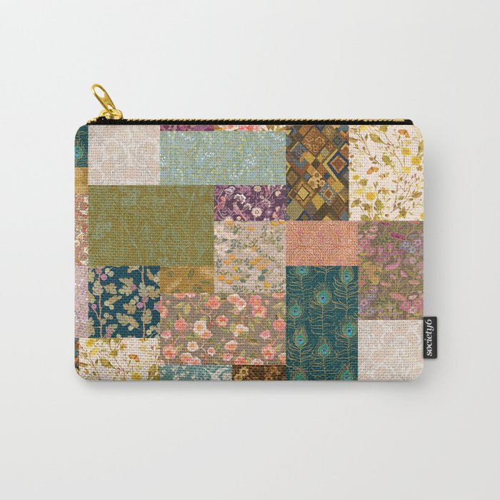 Pashmina Patchwork Carry All Pouch Gallery Image 1