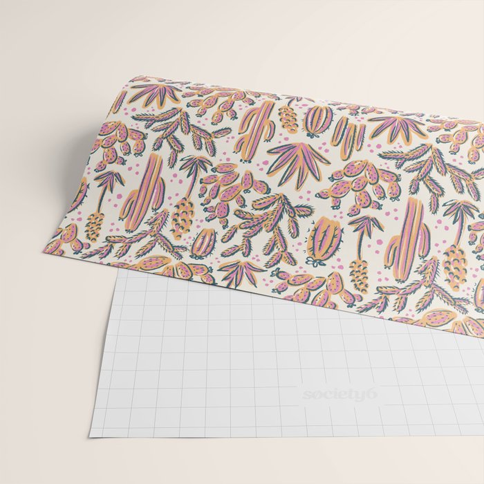 Cactus Desert - Sunset  Wrapping Paper Gallery Image 2