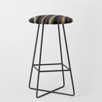 Wavy Stripes V - Dark Vintage  Stool Gallery Image 1