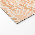 Sunshine - peach and copper  Welcome Mat Gallery Image 2
