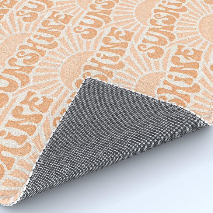 Sunshine - peach and copper  Rug Gallery Image 4