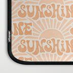 Sunshine - peach and copper  Laptop Sleeve Gallery Image 3