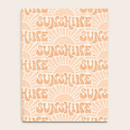 Sunshine - peach and copper  Notebook Gallery Image 4