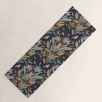 Hand Painted Floral Garden Night Yoga Mat Gallery Image 1
