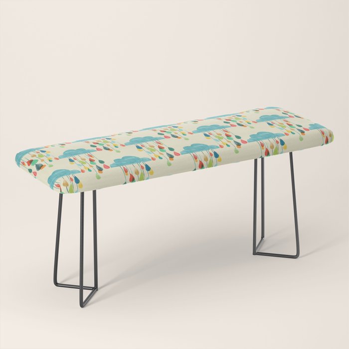 cloudy with a chance of rainbow Bench Gallery Image 1