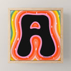 Rainbow A Mini Art Print Gallery Image 1