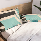 Retro Geometric Shapes 1 Pillow Sham Gallery Image 2