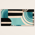 Retro Geometric Shapes 1 Desk Mat Gallery Image 3