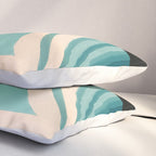 Retro Geometric Shapes 1 Pillow Sham Gallery Image 3