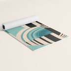 Retro Geometric Shapes 1 Yoga Mat Gallery Image 2