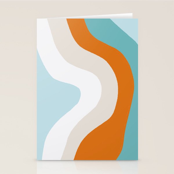 moab, teal & orange Stationery Card Gallery Image 1