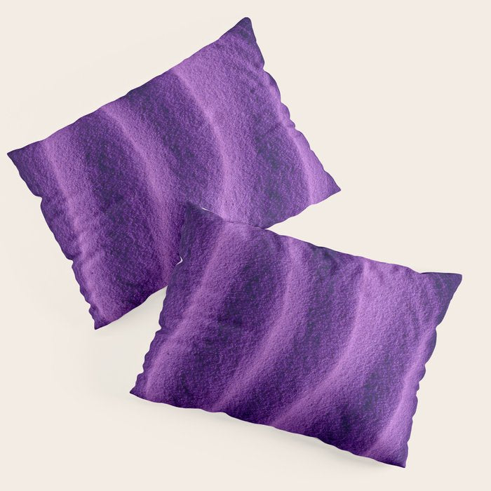 Sand Ripples - Purple Pillow Sham Gallery Image 3