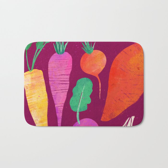 Root Vegetables Bath Mat Gallery Image 1