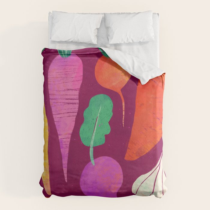 Root Vegetables Duvet Cover Gallery Image 1