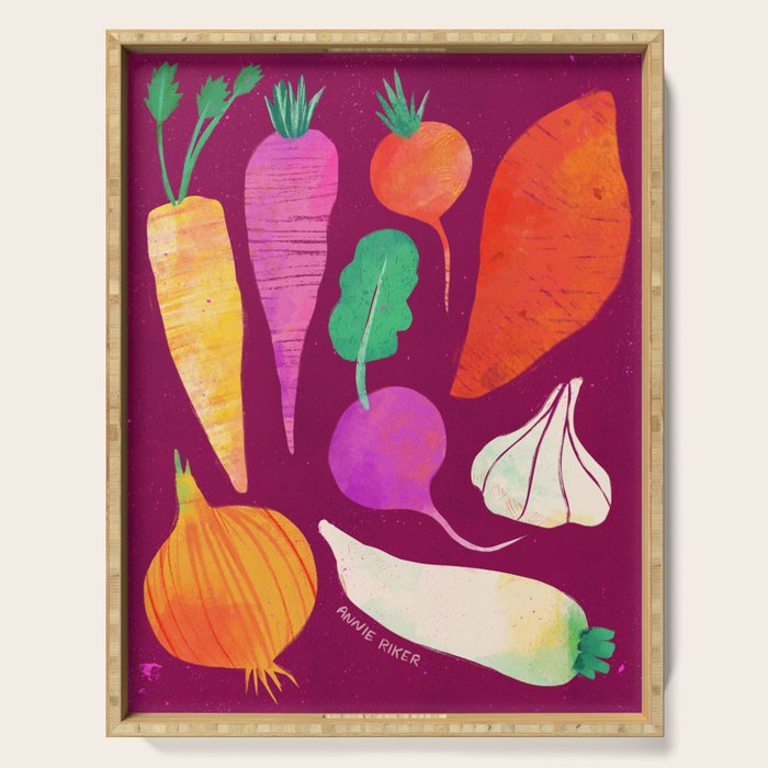 Root Vegetables Serving Tray Gallery Image 1