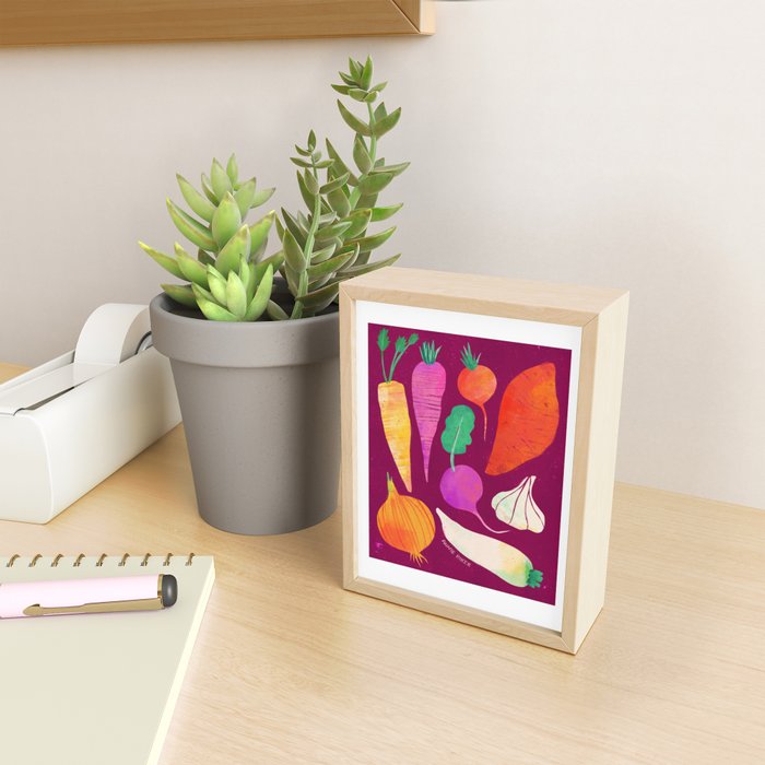 Root Vegetables Mini Art Print Gallery Image 2