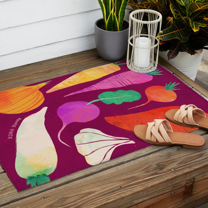 Root Vegetables Outdoor Rug Gallery Image 2