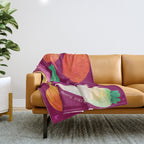 Root Vegetables Throw Blanket Gallery Image 1