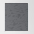 Charcoal Grey Throw Blanket Gallery Image 2