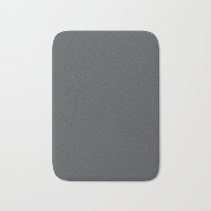 Charcoal Grey Bath Mat Gallery Image 1