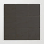 Charcoal Grey Wood Wall Art Gallery Image 1