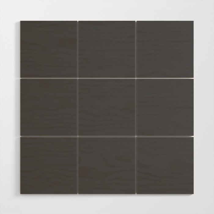 Charcoal Grey Wood Wall Art Gallery Image 1