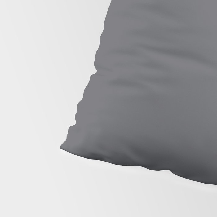 Charcoal Grey Pillow Sham Gallery Image 4