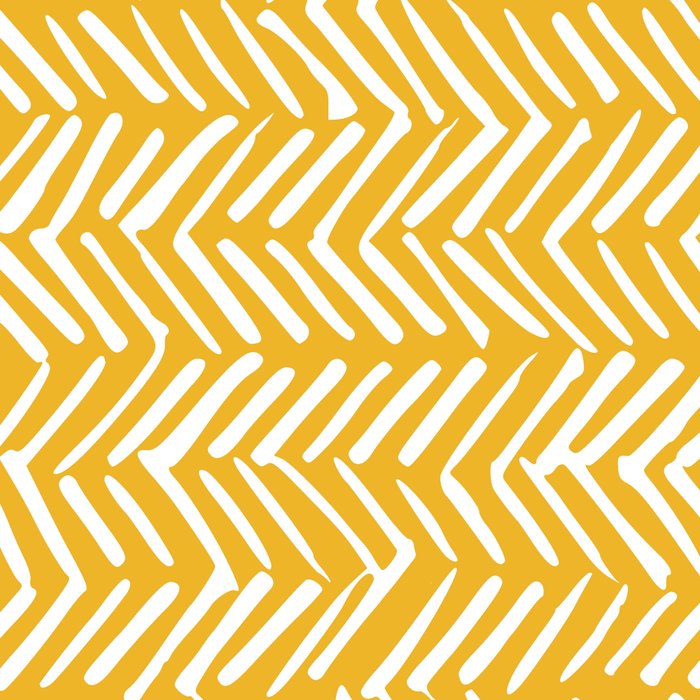 Rustic Herringbone in Yellow Coffee Mug Gallery Image 2