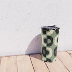 Mid Century Modern Decor 114 Black and Sage Green Travel Mug Gallery Image 4