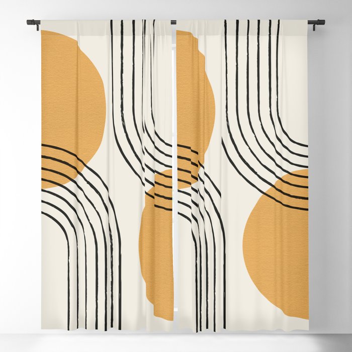 Sun Arch Double - Gold Window Curtain Gallery Image 5