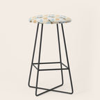Honey Bee Abstract Pattern Stool Gallery Image 1