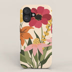 Fresh Cut Cottage Flowers iPhone Case Gallery Image 1