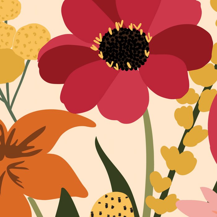 Fresh Cut Cottage Flowers Coffee Mug Gallery Image 2