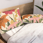 Fresh Cut Cottage Flowers Pillow Sham Gallery Image 2