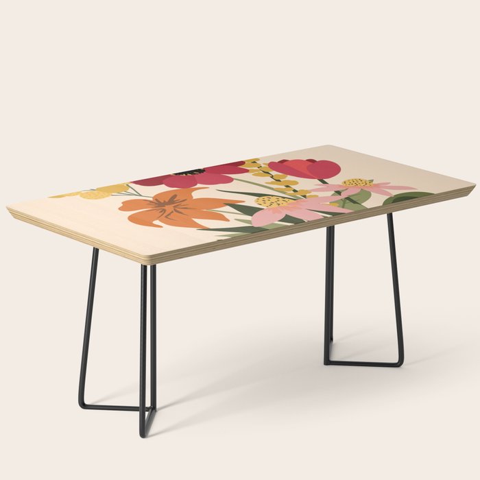 Fresh Cut Cottage Flowers Coffee Table Gallery Image 1