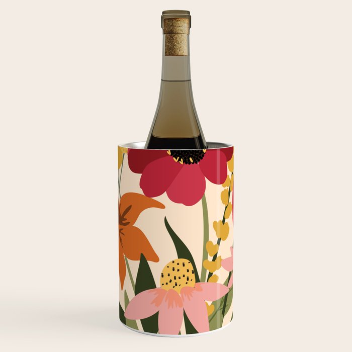 Fresh Cut Cottage Flowers Wine Chiller Gallery Image 1