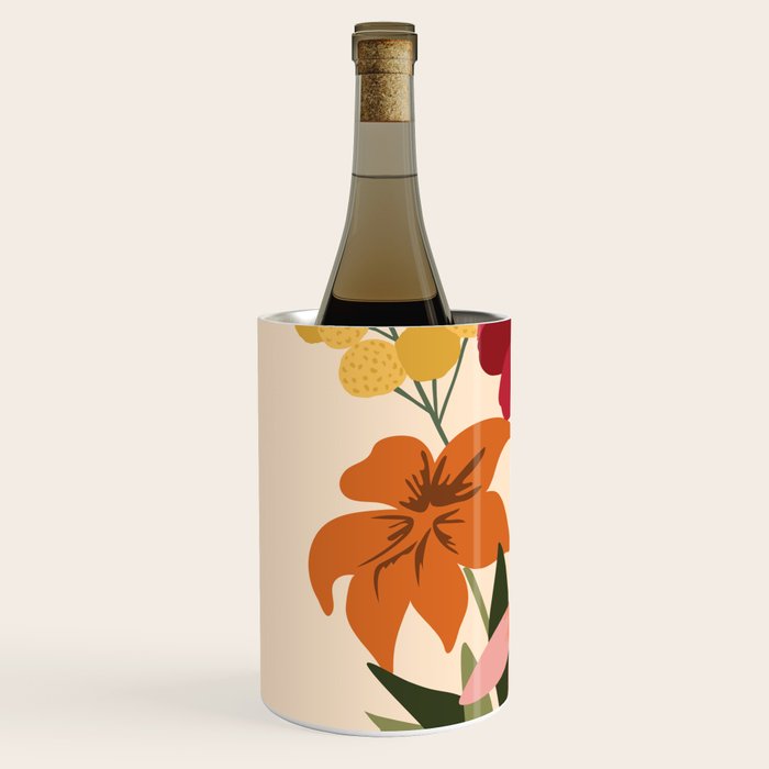 Fresh Cut Cottage Flowers Wine Chiller Gallery Image 2