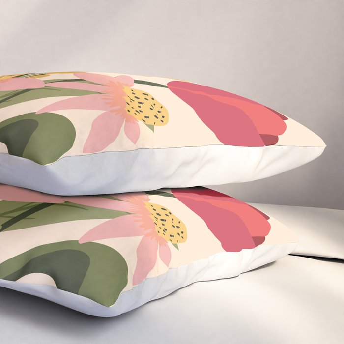 Fresh Cut Cottage Flowers Pillow Sham Gallery Image 3