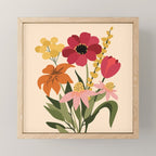 Fresh Cut Cottage Flowers Mini Art Print Gallery Image 1