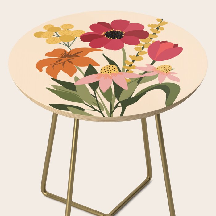 Fresh Cut Cottage Flowers Side Table Gallery Image 2