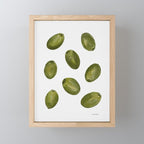 Green Olives Mini Art Print Gallery Image 1