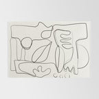 Abstract line art 10 Rug Gallery Image 2