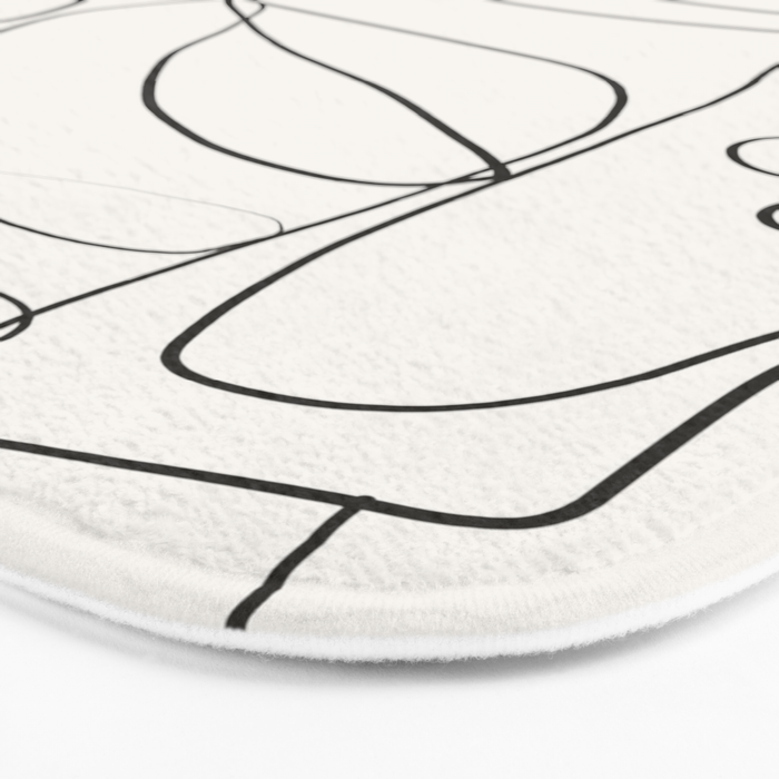 Abstract line art 10 Bath Mat Gallery Image 3