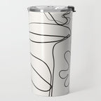 Abstract line art 10 Travel Mug Gallery Image 2