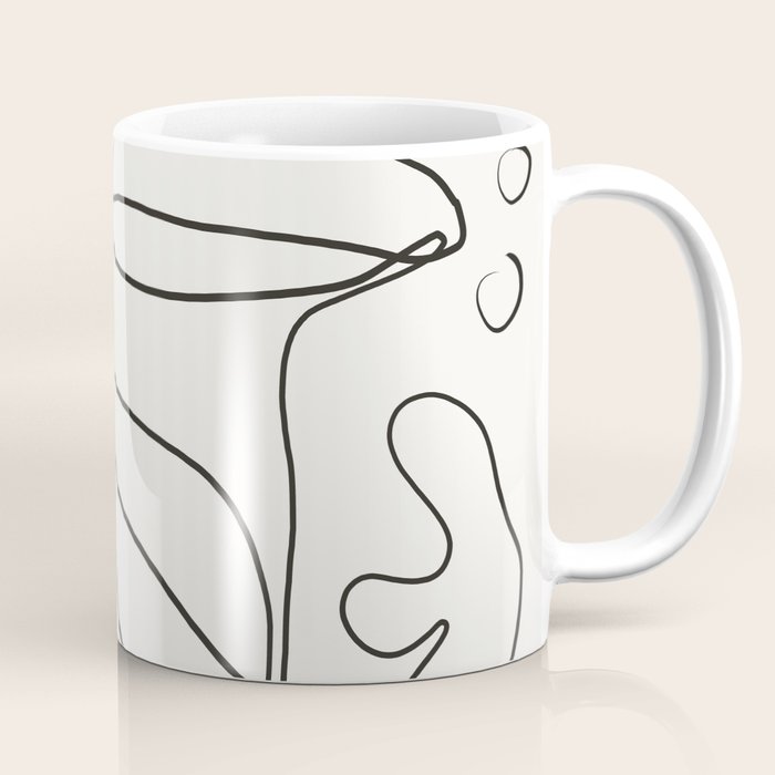Abstract line art 10 Coffee Mug Gallery Image 1