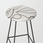 Abstract line art 10 Stool Gallery Image 2