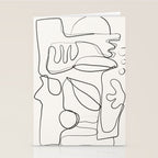 Abstract line art 10 Stationery Card Gallery Image 2