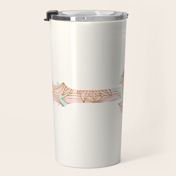 Modern Boho Ukulele Travel Mug Gallery Image 3